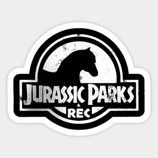 Jurassic Parks and Rec Sticker